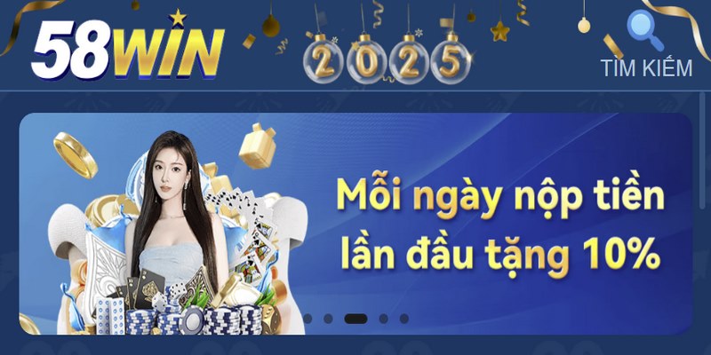 Điều kiện cần có để thực hiện nạp tiền 58win